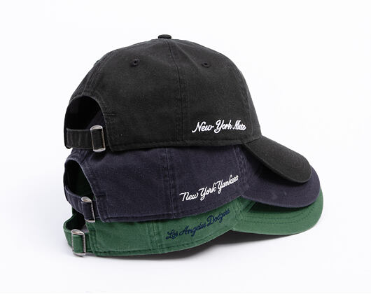 Kappe New Era - MLB Washed Script 9TWENTY - NY Mets - Black