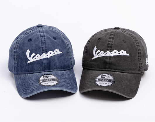 Kappe New Era - Piagio Washed 9TWENTY - Vespa - Black