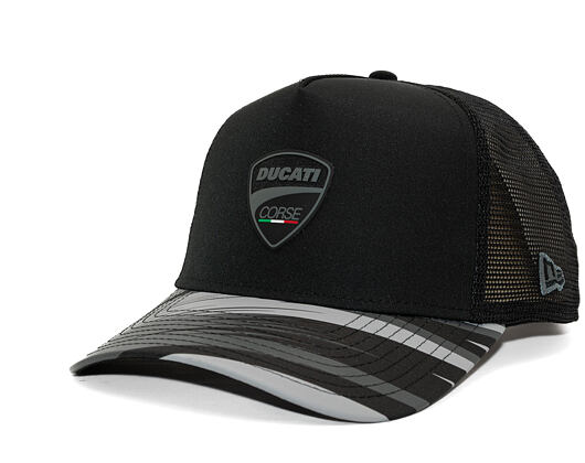 Kappe New Era - Ducati Motor Print 9FORTY Trucker - Black