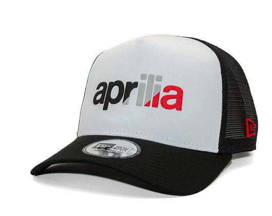 Kappe New Era - Piagio Wordmark 9FORTY Trucker - Aprilia - Black