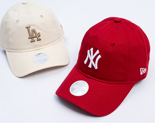 Damen Kappe New Era - MLB Essential Midi Logo 9TWENTY - NY Yankees - Pinot Red