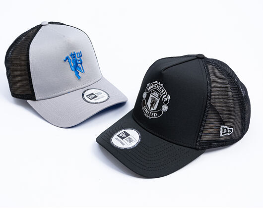 Kappe New Era -  Reflective 9FORTY Trucker - Manchester United FC - Black