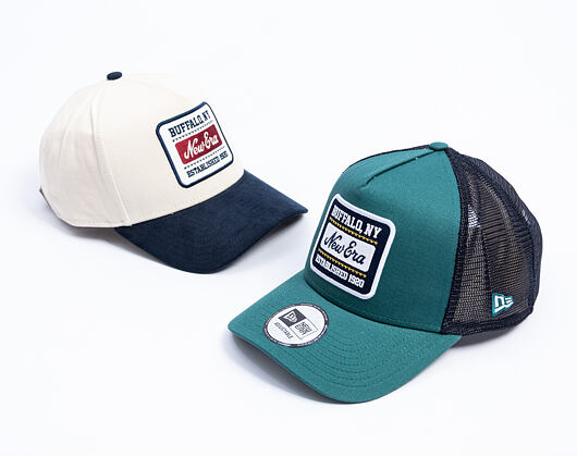 Kappe New Era - Branded Patch 9FORTY Trucker - Pine Green