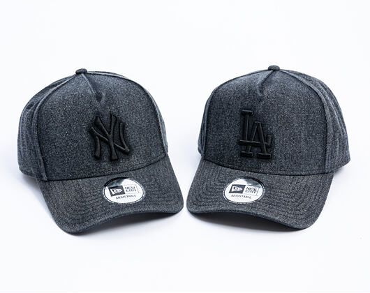Kappe New Era - MLB Denim 9FORTY A-Frame - NY Yankees - Black