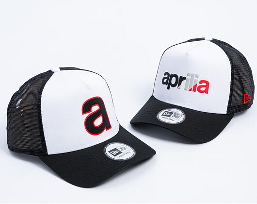 Kappe New Era - Piagio Core 9FORTY Trucker - Aprilia - Black