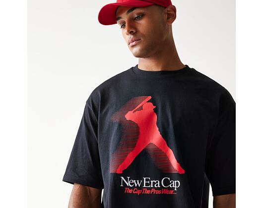 T-Shirt New Era - Player Graphic Oversized Tee - Black
