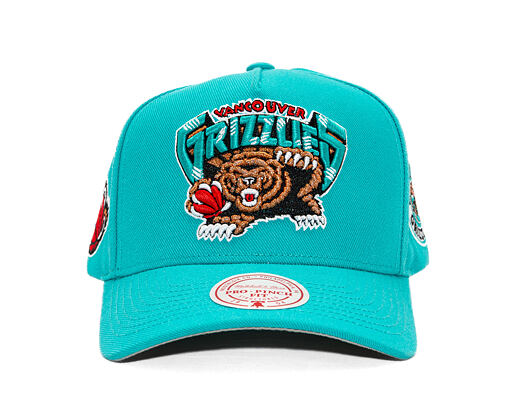 Kappe Mitchell & Ness - Vancouver Grizzlies - Double Clutch Pro Snapback Hwc - Teal