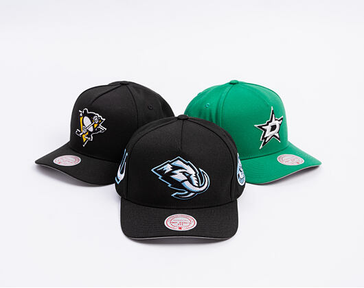 Kappe Mitchell & Ness - Utah Mammoth - Double Clutch Pro Snapback - Black