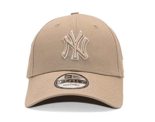 Kappe New Era - MLB Outline 9FORTY - NY Yankees - Light Brown
