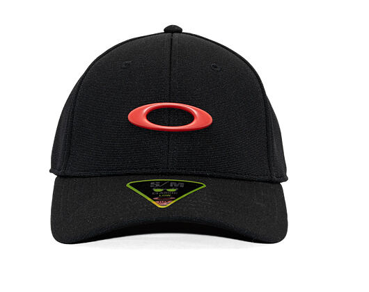 Kappe Oakley - Tincan Cap - Pitch Black/Flame Red