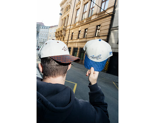Kappe New Era - F1 Heritage 9FORTY M-CROWN - Alpine Racing - Chrome White