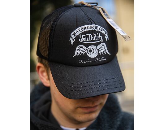 Kappe Von Dutch - Trucker - VD MC - Dark Grey