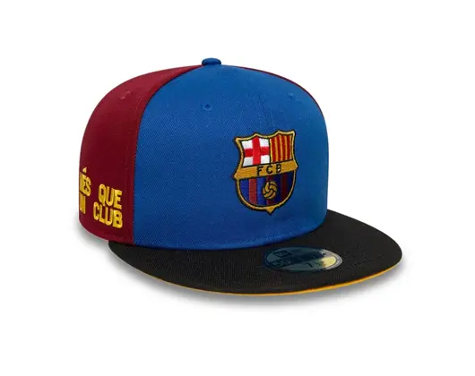 Kappe New Era - "Mes Que Un" 59FIFTY - Barcelona FC - Cardinal/Blue