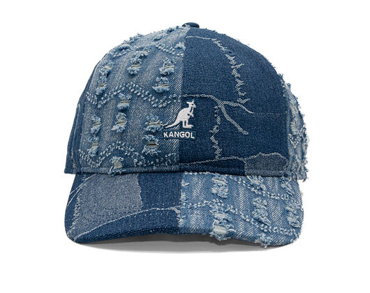 Kappe Kangol - TRENDS PACK - Denim Mashup Baseball - Medium Blue