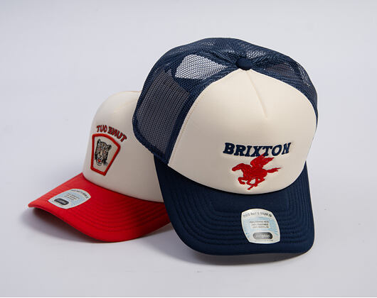 Kappe Brixton - Pegasus MP Trucker - White/Navy