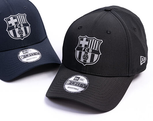 Kappe New Era - Reflective 9FORTY - Barcelona FC - Black