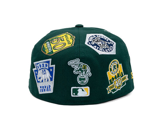 Kappe New Era - MLB All Over Logo 59FIFTY - Oakland Athletics - Team Color