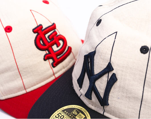 Kappe New Era - MLB Retro Linen Pinstripe 59FIFTY Retro Crown - NY Yankees - Team Color
