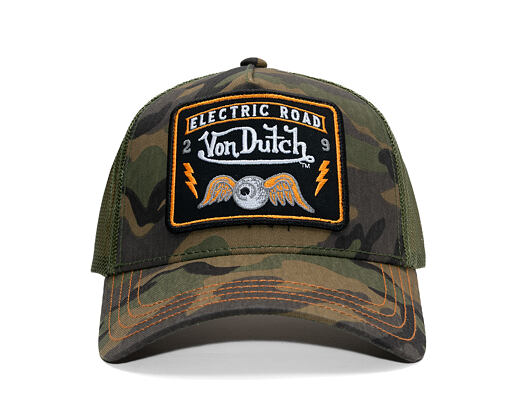 Kappe Von Dutch - Trucker - Electric Road Green Camo