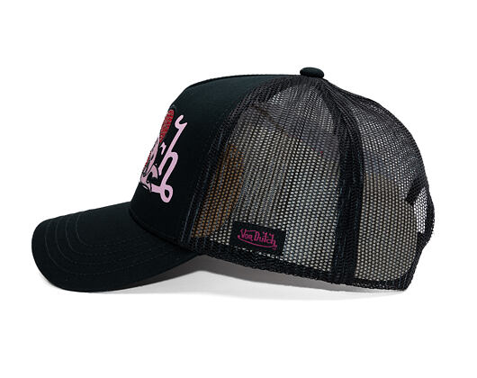 Kappe Von Dutch - Trucker - Stoned Love Logo Black/Pink
