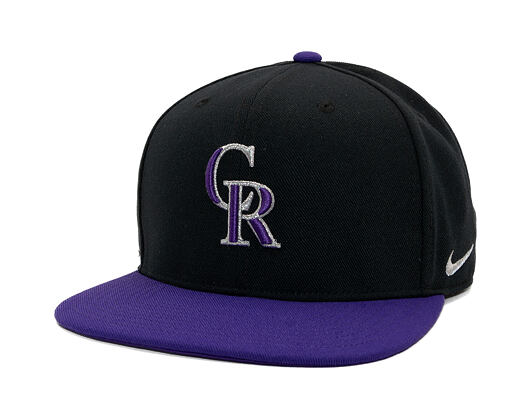 Kappe Nike - Dri-Fit Pro - Colorado Rockies - Black 00A/Court Purple 51L