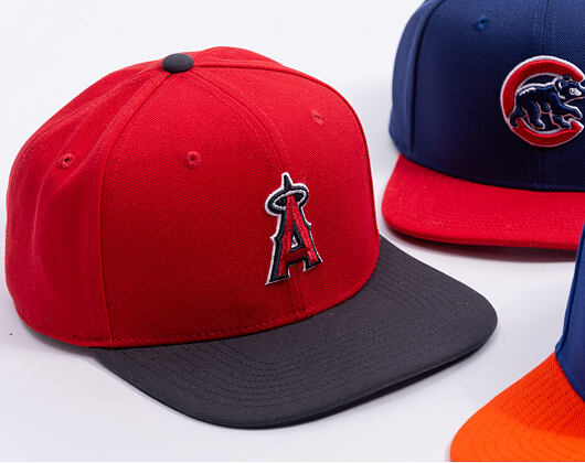 Kappe Nike - Dri-Fit Pro - Los Angeles Angels - Gym Red 6DL/Pitch Blue 4FA