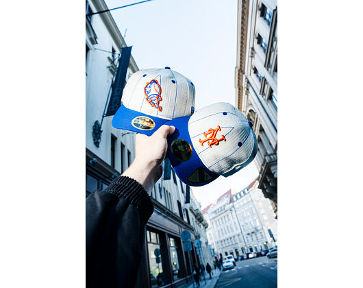 Kappe New Era - MLB Retro Linen Pinstripe 59FIFTY Retro Crown - NY Mets - Team Color