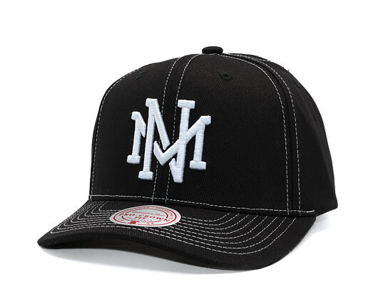 Kappe Mitchell & Ness  - Branded Baseline -Pro Crown Snapback - Black