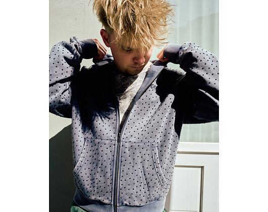 Pullover Ripngems Zip Up Hoodie (Charcoal Wash)