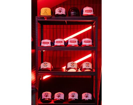 Kappe New Era - Hellfire Club 9FORTY A-Frame - Stranger Things - Black