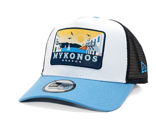 Kappe New Era - Branded Location Patch 9FORTY A-Frame Trucker - Blue