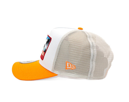Kappe New Era - Branded Location Patch 9FORTY A-Frame Trucker - Orange