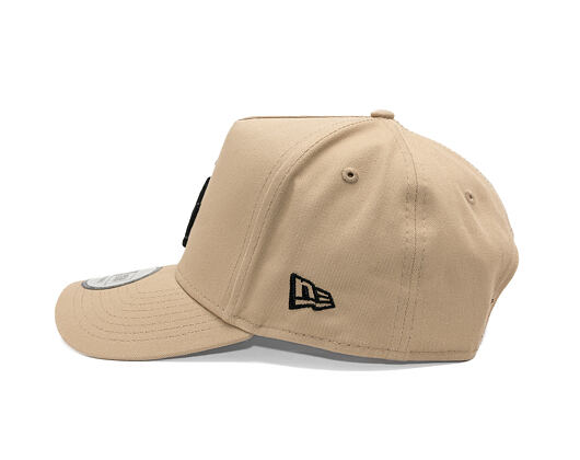 Kappe New Era - MLB Essential 9FORTY A-Frame - LA Dodgers - Camel / Black