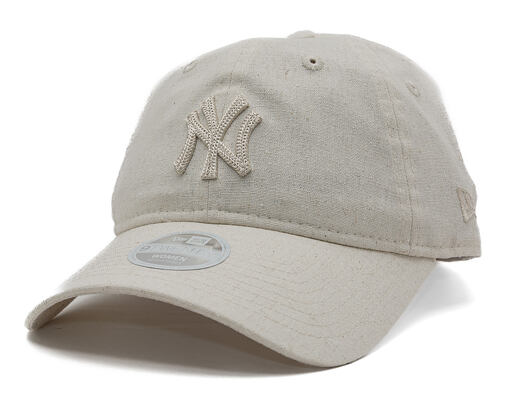 Damen Kappe New Era - MLB Midi Linen 9TWENTY - NY Yankees - Stone