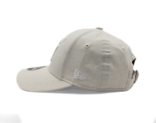 Kinder Kappe New Era - MLB Linen 9FORTY M-CROWN - NY Yankees - Stone / White