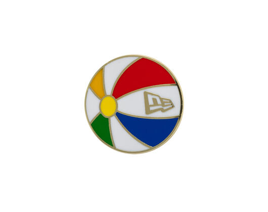 Brosche New Era - Branded Cap Pin Beachball - Gold