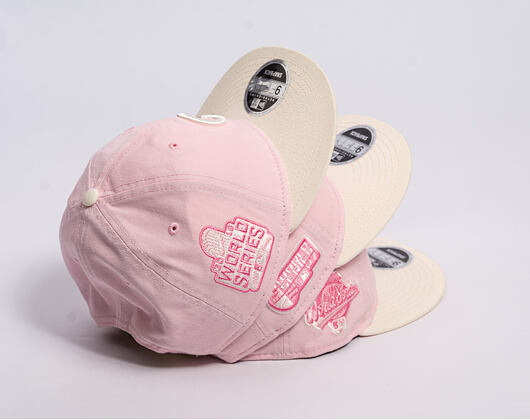 Kappe New Era - MLB Washed Tie Dye 9FIFTY Retro Crown - Atlanta Braves - Pink
