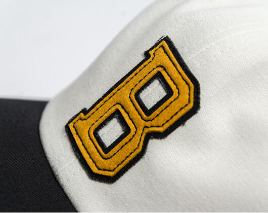 Kappe Brixton - Big B Mp Cap - Off White/Black/Mustard