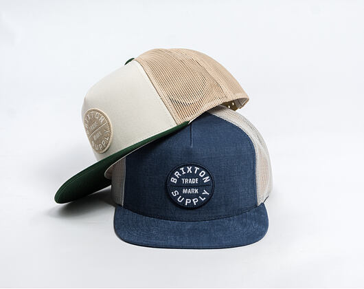 Kappe Brixton - Oath Mp Trucker Hat - Blue Chambray/White