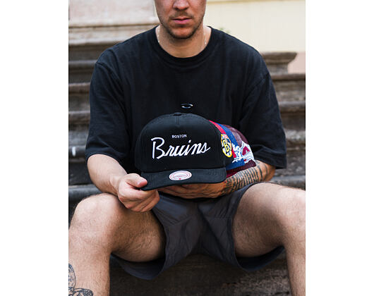 Kappe Mitchell & Ness - Head Coach Trucker - NHL - Boston Bruins - Black
