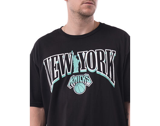 T-Shirt Mitchell & Ness - In The City Wordmark Tee - NBA - New York Knicks -Black