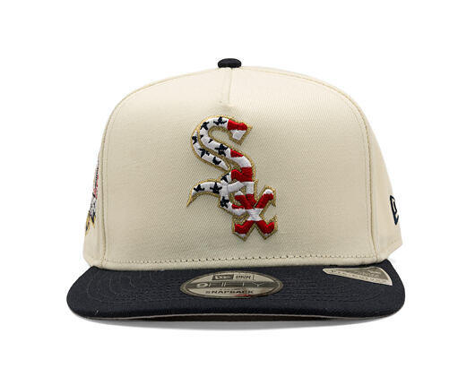 Kappe New Era - MLB "American Flag" 9FIFTY - Chicago White Sox - Chrome White