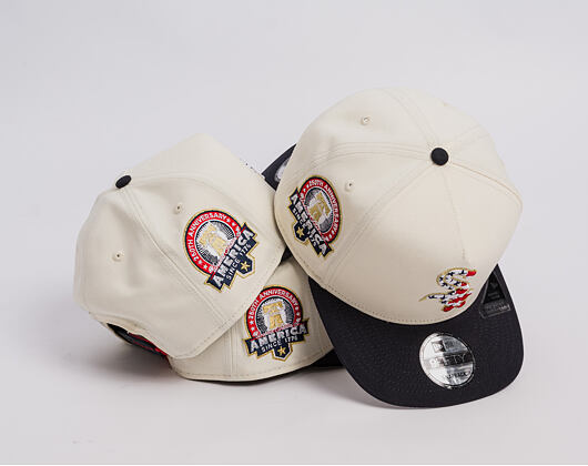 Kappe New Era - MLB "American Flag" 9FIFTY - Chicago White Sox - Chrome White