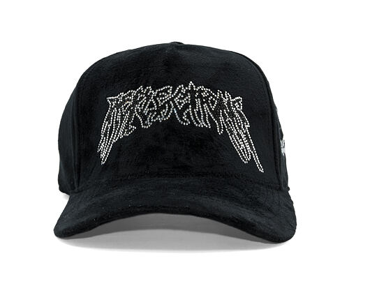 Kappe Reflection Luxury New Angel Cap - Black Silver Script