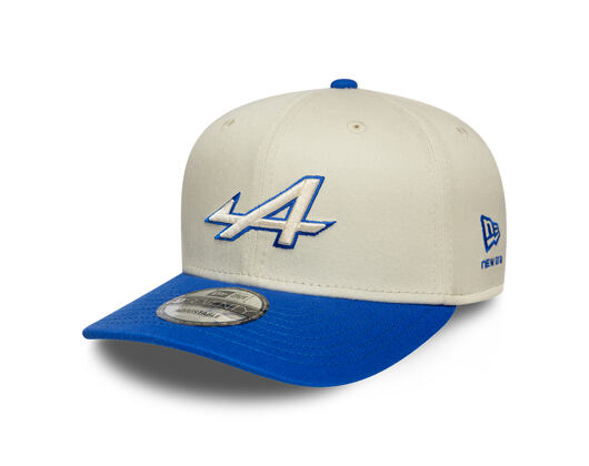 Kappe New Era - F1 Contrast Visor 9SEVENTY Stretch-Snap - Alpine Racing - Ivory