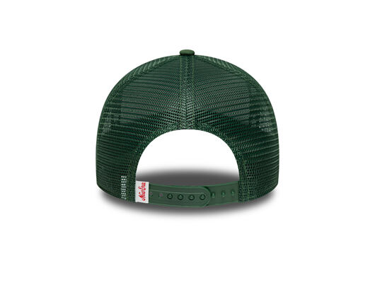 Kappe New Era - Branded Oval Foam Patch 9FORTY A-Frame Trucker - Cilantro Green