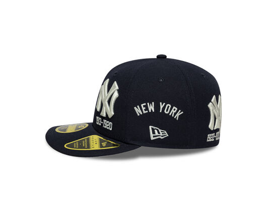 Kappe New Era - MLB IMAGE DROP All-Over 59FIFTY Low Profile - NY Yankees - Navy