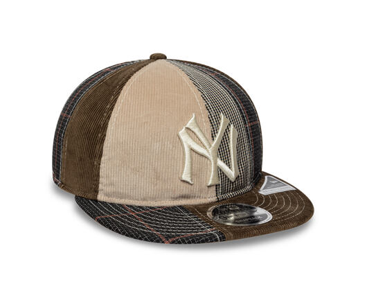 Kappe New Era - MLB IMAGE DROP Patchwork 9FIFTY Retro Crown - NY Yankees - Brown