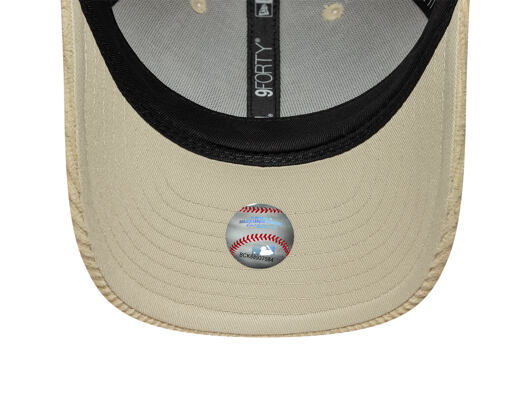 Kappe New Era - MLB Cord 9FORTY M-CROWN - NY Yankees - Stone