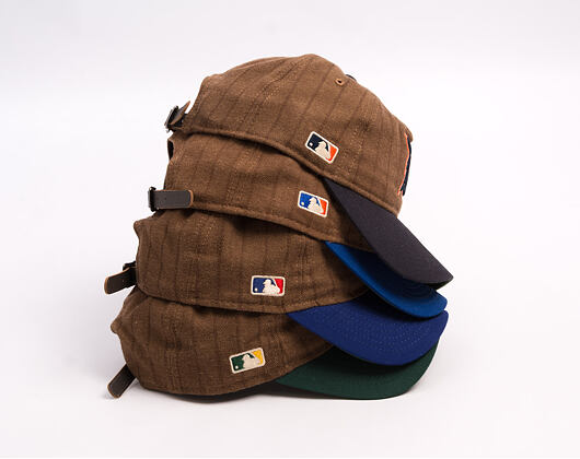 Kappe New Era × Three Looms - Chestnut Pinstripe 9TWENTY A-Frame - NY Mets